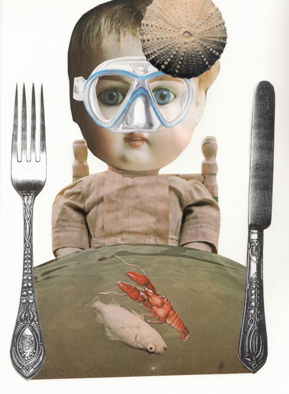 Collab. with Vivienne Strauss 11b /2014 - No11b-Vivienne-Strauss-and-Sabine-Remy-I-Do-Not-Eat-Fish-587x800