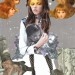 No51 Mail Art Call Madonna - Exhibition 2018 in Hieronymus Bosch Center NL - Exquisite Corpse - Tricollage by - Head and background Sabine Remy - Body Josephine - Legs Lynn Skordal - 2017 thumbnail