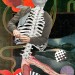No56 Exquisite Corpse - Tricoallge by - Head Lynn Skordal - Body Sabine Remy - Legs and background Josephine - 2017 thumbnail