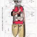 No57 Free - Exquisite Corpse - Tricoallge by - Head Josephine - Body Sabine Remy - Legs and background Lynn SKordal thumbnail