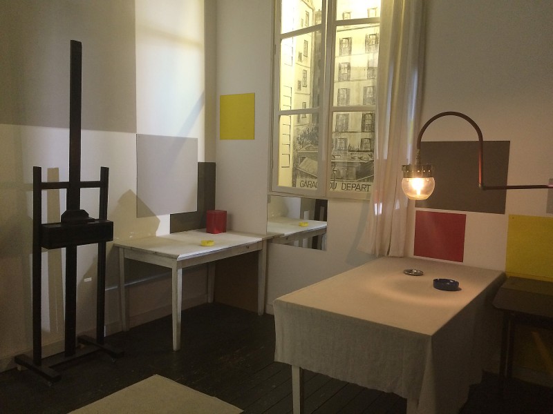 Mondrians Atelier in Paris - Nachbau im Geburtshaus Amersfoort - Mondrian´s studio in Paris, reconstructed in his birthplace