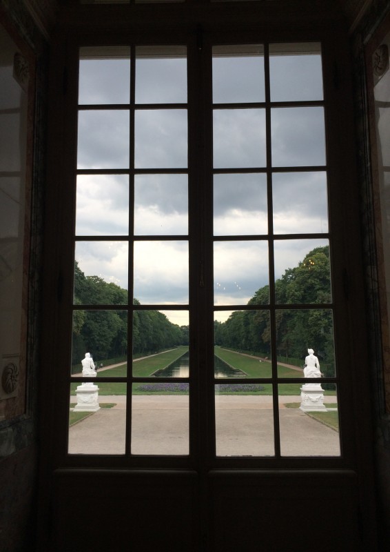 Schloss Benrath - Blick auf den Spiegelweiher