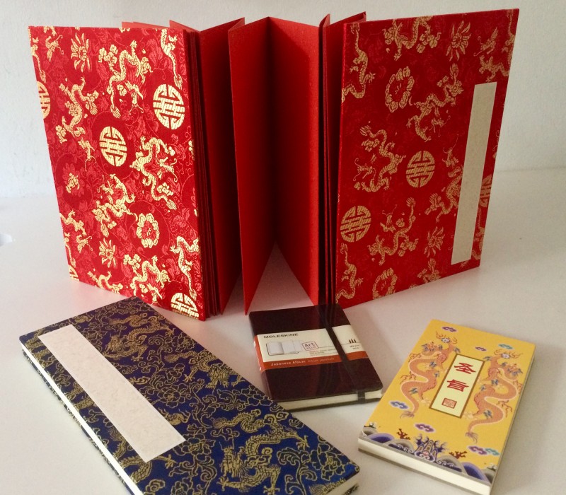 Chinese accordion books / Chinesische Leporello-Bücher