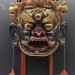 Painted and lacquered mask of Garuda used for Cham dance - Tibetan - Guide, Qinghai - The 1st half of the 20th century thumbnail