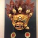 Painted and lacquered mask used for Cham dance - Tibetan - Gannan, Gansu - The 1st half of the 20th century thumbnail
