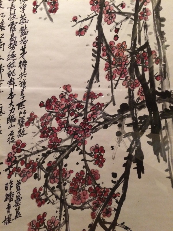 Red Plum Blossoms by Wu Changshuo (1844-1927) - Hanging Scroll - Qing Dynasty