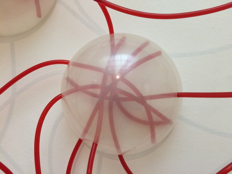 Birgitta Weimer - Cellular Circulation - 2015 - Detail 2 - at Osthaus Museum Hagen