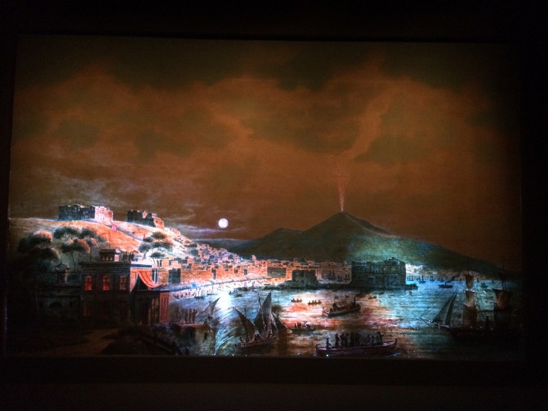 Jean Paul Favand - Naguère Daguerre 1 - 2012 - Digitale Projektion auf beidseitig bemalter Leinwand aus dem 19. Jhd. - Digital creation on a 19th century painted canvas (2)