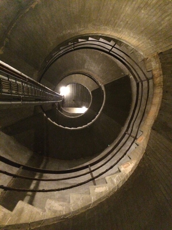 Lüftungsschacht im Bundesbank Bunker<br>Ventilation shaft