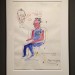 Basquiat Sketch of Keith Haring 1983 at Schirn FFM Boom for real thumbnail
