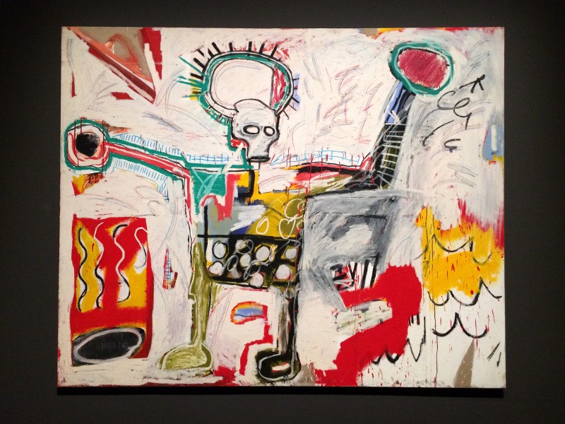 Basquiat Untitled (Black) 1982 at Schirn FFM Boom for real