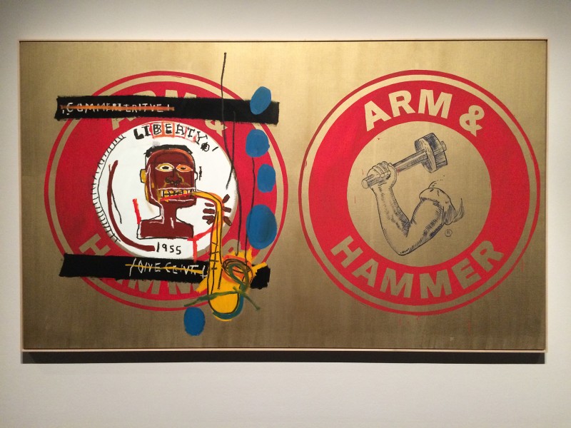 Jean-Michel Basquiat und Andy Warhol - Arm and Hammer II 1984 at Schirn FFM Boom for real