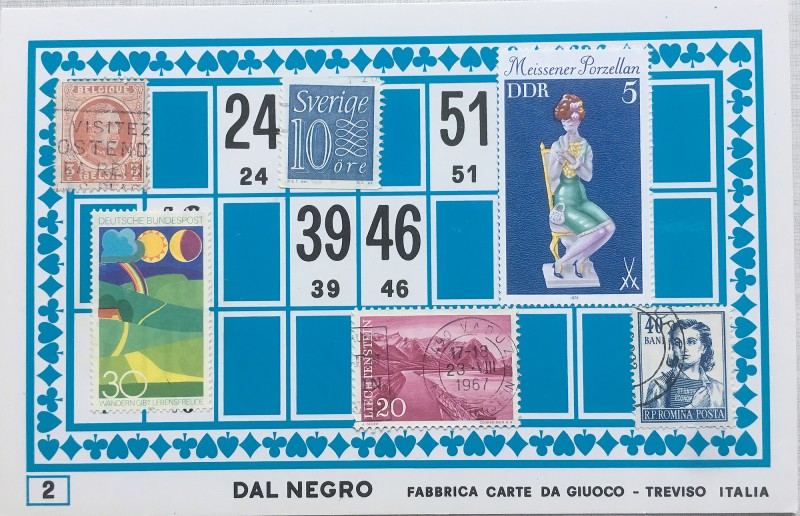 Mail Art Bingo No2 of 40 for KART assembling magazine running by David Dellafiora