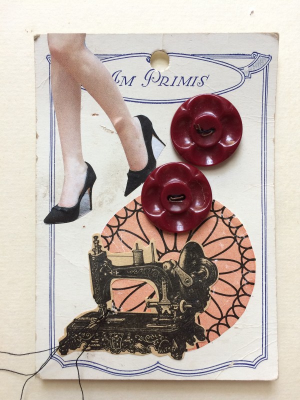 No96 - 2 - A Set of  Eight Vintage Button Cards Lynn Skordal and Sabine Remy 2018
