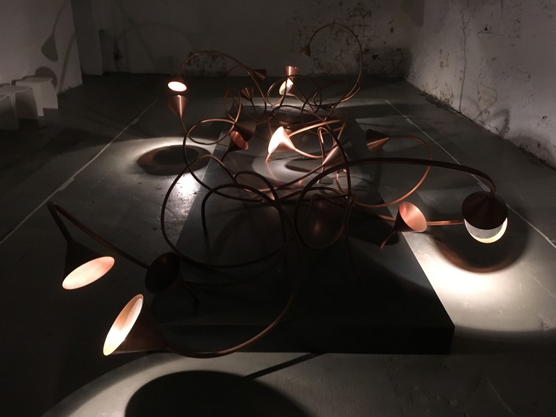 Rebecca Horn: Loutusschatten / Lotus Shadow - 2006 at Zentrum für internationale Lichtkunst Unna 2018