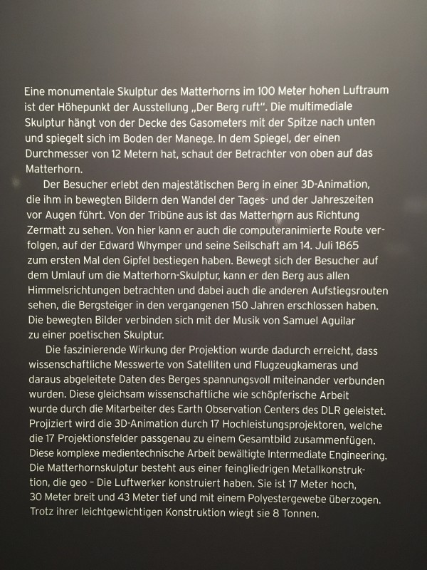 Ausstellungstafel mit Text in deutsch von - Exhibition board with a text by Nils Sparwasser Peter Pachnicke