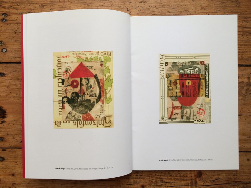 Frank Voigt - MERZ Katalog by Frank Voigt and Wolfgang Petrovsky - Doppelseite Frank Voigt