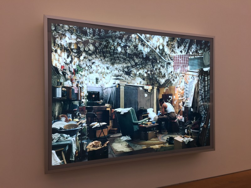 Jeff Wall - After Invisible Man by Ralph Ellison, the prologue -1999 - 2001 - at MUDAM Luxembourg - Appearance