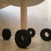 Wim Delvoye - Untitled - Truck Tyres - 2013 and 2017 - at MUDAM Luxembourg thumbnail