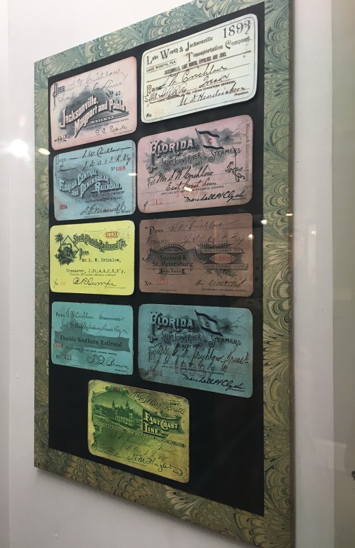 Antike Fahrkarten im Lightner Museum - Antique Tickets at the Lightner Museum