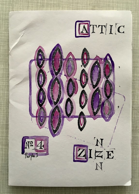 Attic Zine No4 - Purple - cover