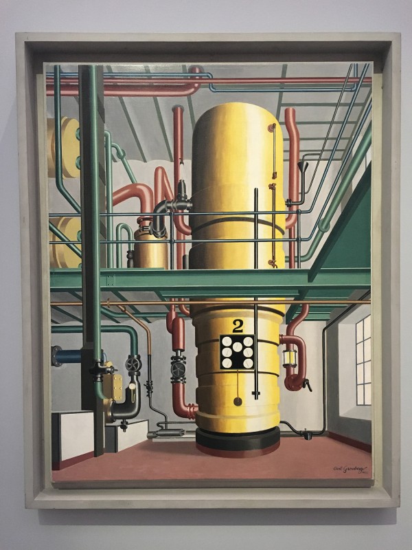 Museum Folkwang - Der montierte Mensch - Carl Grossberg - Der gelbe Kessel - The Yellow Boiler - 1933