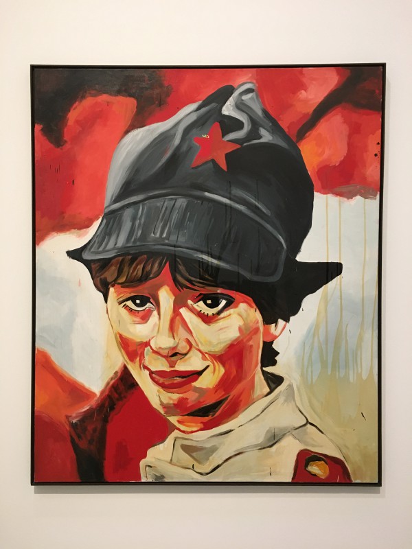Martin Kippenberger - Bitteschön Dankeschön - Eine Retrospektive -Bundeskunsthalle Bonn 2019 - Sympathische Kommunistin - Likable Cimmunist Woman - 1983