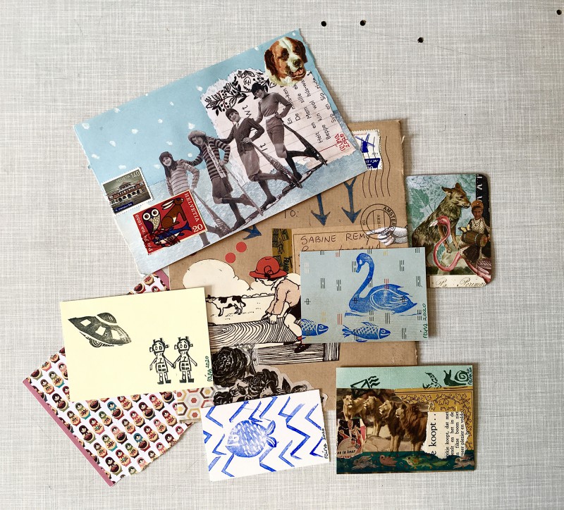 INcoming Mail Art from Reina Huges - March 2020- 1