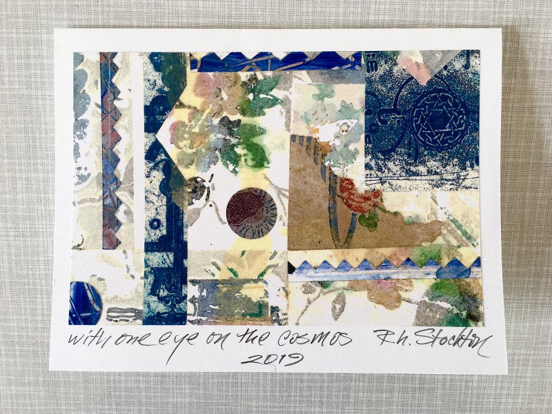 Incoming MailArt from Robert Stockton - Collage and private note
