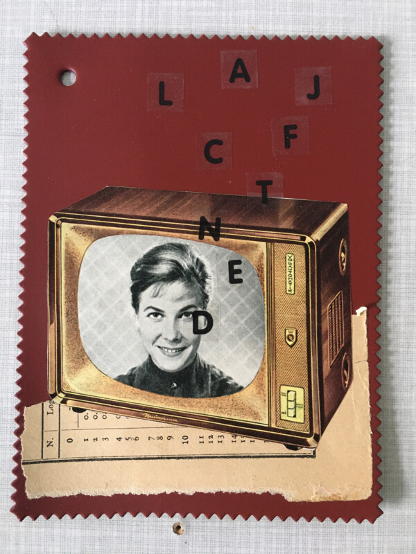 Linoleum Postkarte - 4 BV