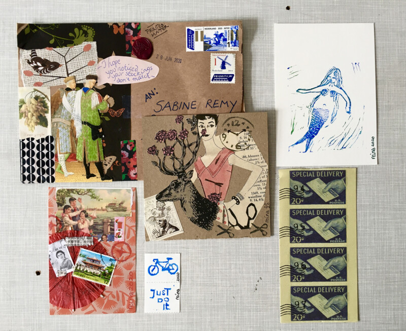 Mail Art from Reina Huges July 2020