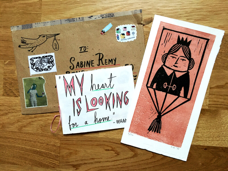 Incoming Mail Art January 2021 - Carina Granlund