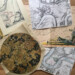 New Collage Material - a book with large scale vintage maps thumbnail