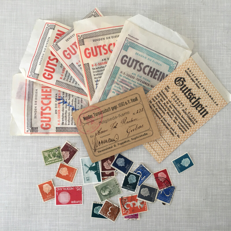 New Collage Material - from Maria Gilges - vintage stamps