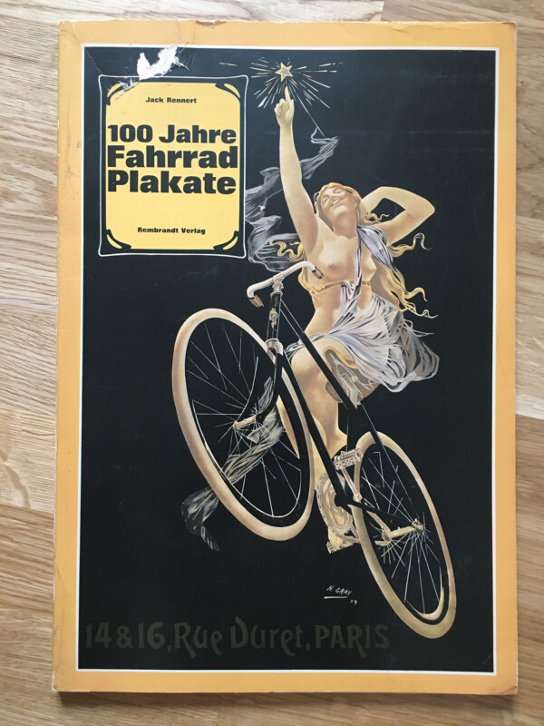 New Collage Material - a book with old bicycle advertising