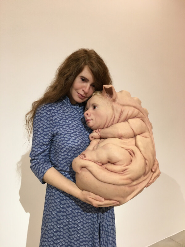 Patricia Piccinini - Embracing the Future - Kunsthalle Krems - THE BOND - Die Bindung - 2016 - Detail