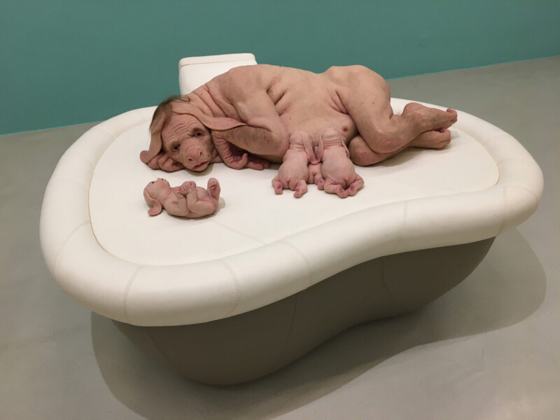 Patricia Piccinini - Embracing the Future - Kunsthalle Krems - THE YOUNG FAMILY - 2002