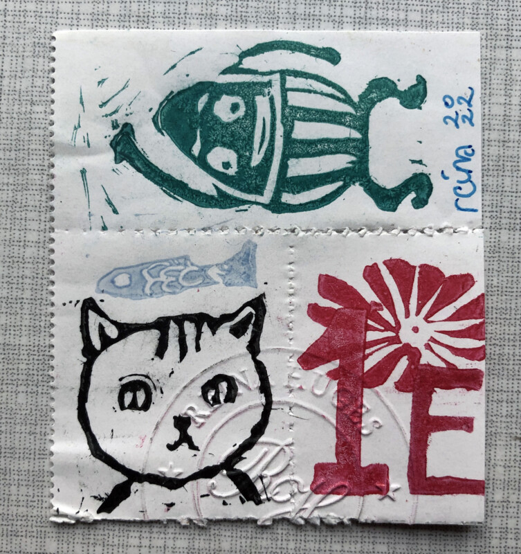 10-2022 Incoming Mail Art from Reina Huges - 4