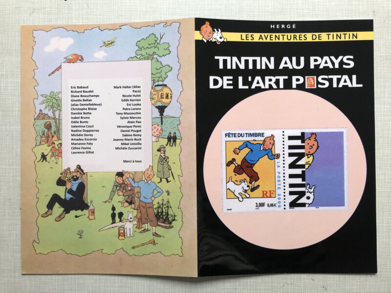Tintin Katalog mit Teilnehmern